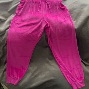 Victoria Secret Velour Cotton Fleece Pullover Jogger